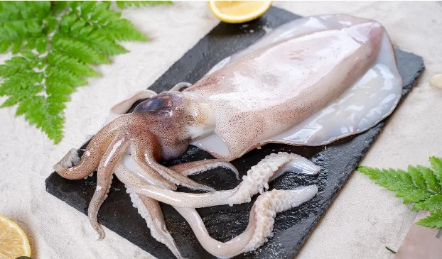 Mực nang có đầu 8con/kg làm sạch