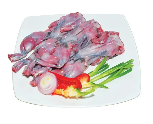 Ếch làm sạch, không đầu, không ruột, không chân