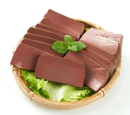 Huyết bò luộc *