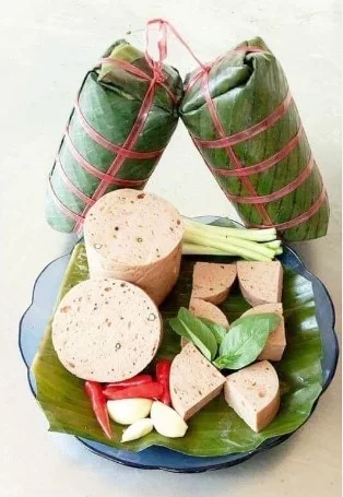 Chả lụa gói lá chuối đặc biệt 1kg/Cây